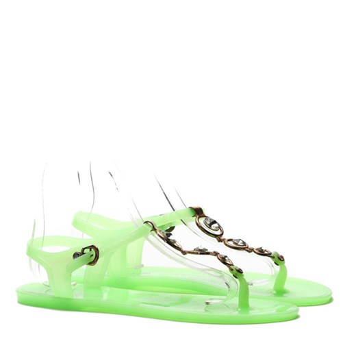 Zielone sandały Tossertine - Obuwie