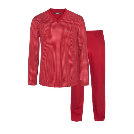 Jado, Wzorzysta piżama z popeliny Czerwony