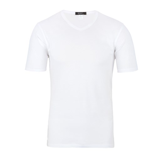 Jado, T-shirt z dekoltem w serek BiaŁy