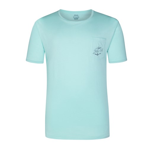Polo Ralph Lauren, T-shirt z kieszenią na piersi MiĘtowy