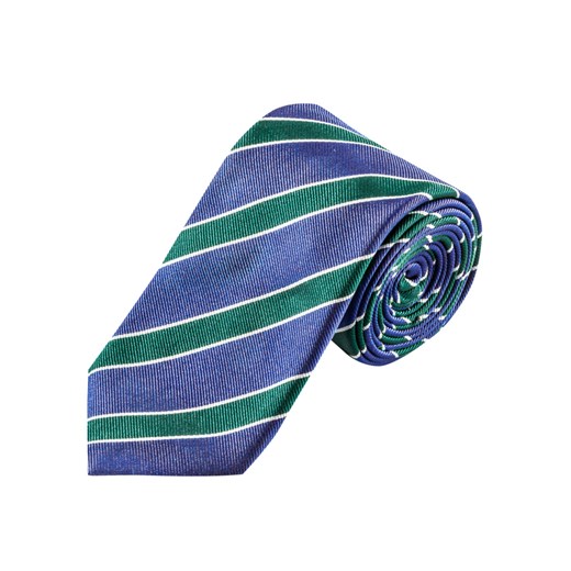 Ascot, Krawat w paski Jasnoniebieski