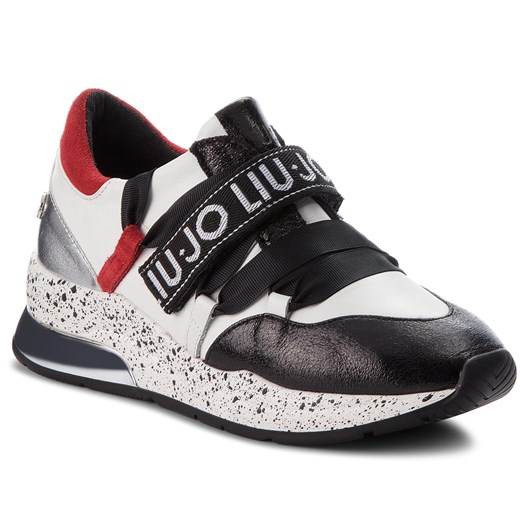 Sneakersy LIU JO - Karlie 03 B68001 PX001 Black/White/Red Liu•jo  38 eobuwie.pl