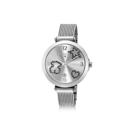 Mesh Icon zegarek damski srebrny
