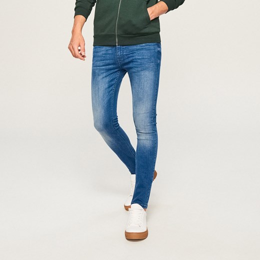 Reserved - Spodnie jeansowe super skinny - Niebieski
