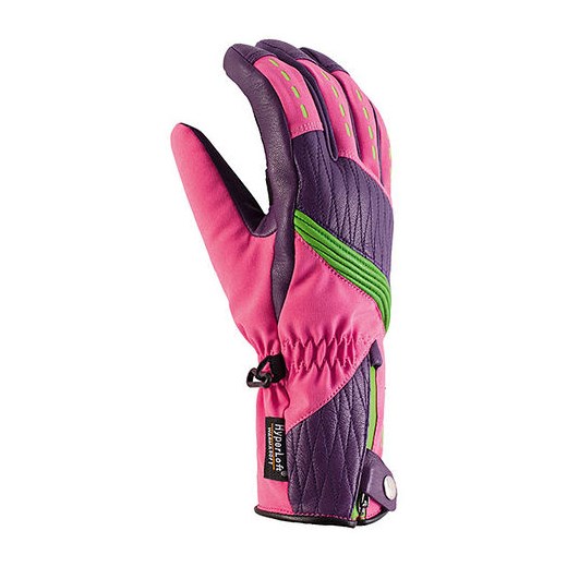 Rękawice narciarskie Lucilla Viking (różowo-fioletowe)