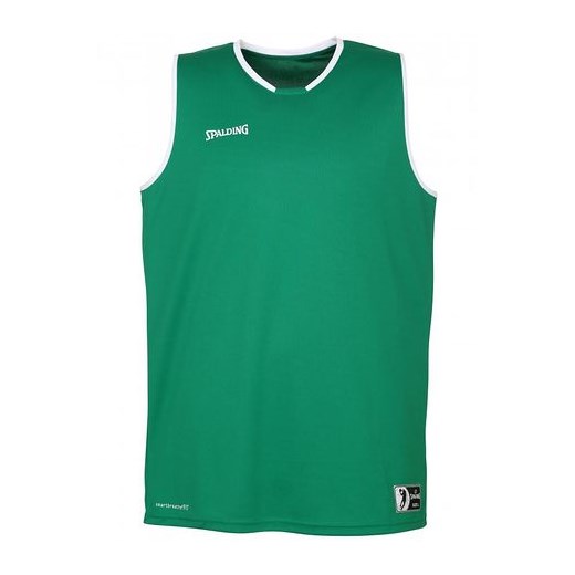 Koszulka koszykarska Move Spalding (zielono-biała)