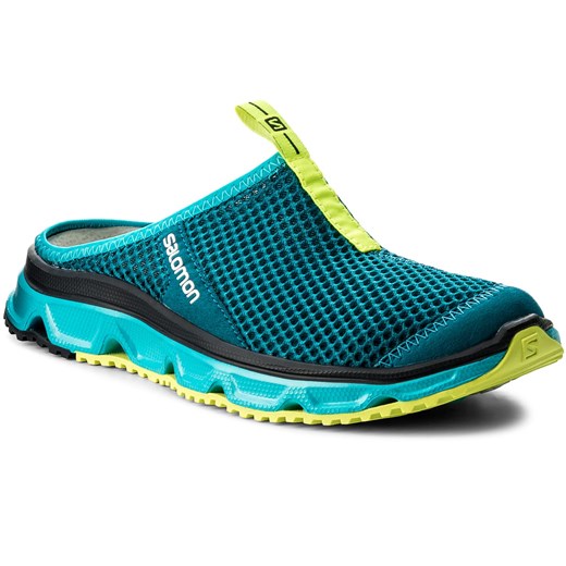 Klapki SALOMON - Rx Slide 3.0 W 401455 21 M0 Deep Lagoon/Bluebird/Safety Yellow