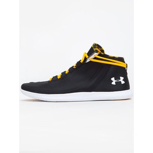UA W Studiolux Mid Lnr Black Yellow ZO White