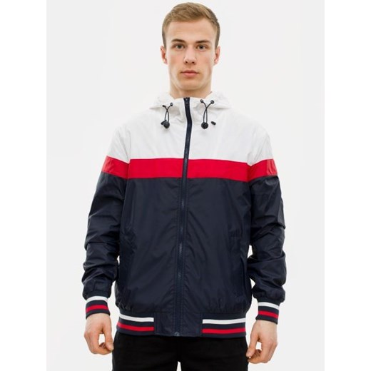 College Windrunner Navy White Fire Red TB2104