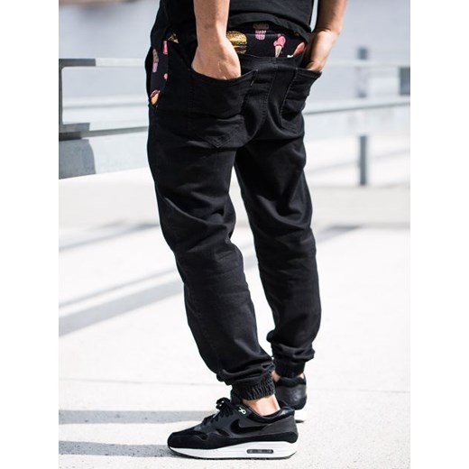 Jogger Stretch Black Fast Food