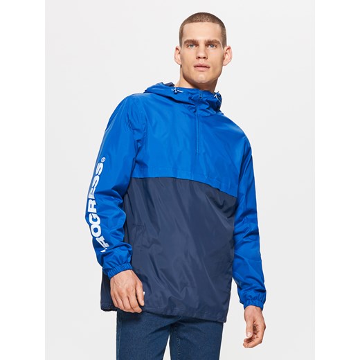 Cropp - Anorak z printem - Niebieski  Cropp S 