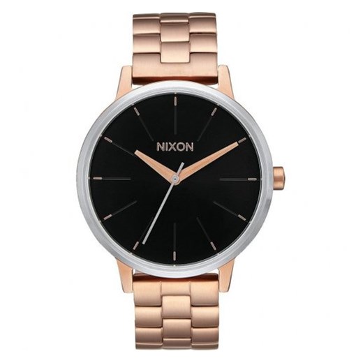 Zegarek Nixon KENSINGTON ROSE GOLD BLACK SUNRAY - NIXON A0992361 Nixon   promocja otozegarki 