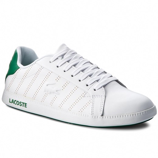 Sneakersy LACOSTE - Graduate 318 1 SPW 7-36SPW0028082 Wht/Grn  Lacoste 40 eobuwie.pl