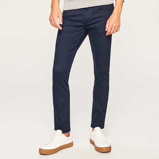 Reserved - Spodnie jeansowe slim fit - Niebieski Reserved  33 