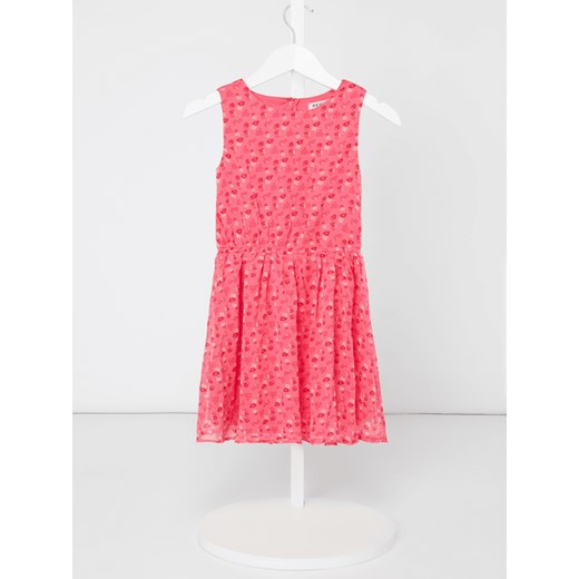Sukienka z krepy z kwiatowym wzorem rozowy Review For Kids 116 Fashion ID GmbH & Co. KG