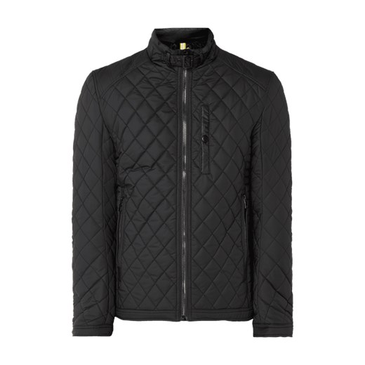 Pikowana kurtka w stylu Biker czarny Montego 4XL Fashion ID GmbH & Co. KG