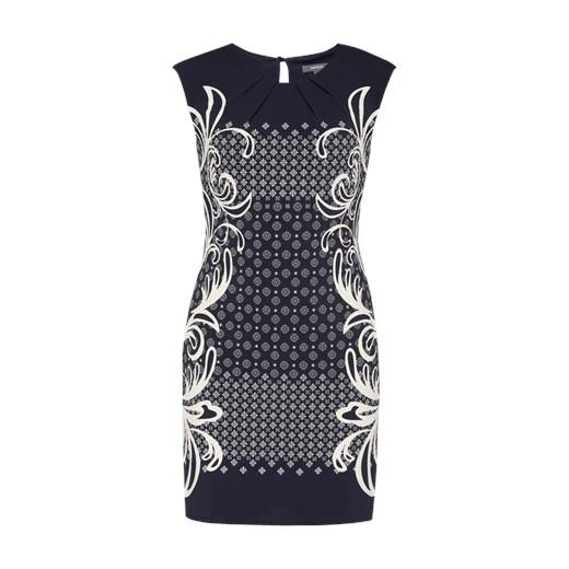 Sukienka ołówkowa z abstrakcyjnym wzorem Montego szary 40 Fashion ID GmbH & Co. KG