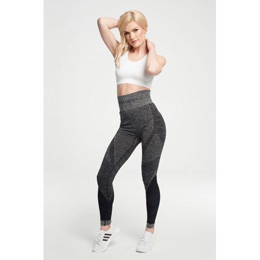 Gym Hero - Legginsy Grey Fit High  Gym Hero S ANSWEAR.com