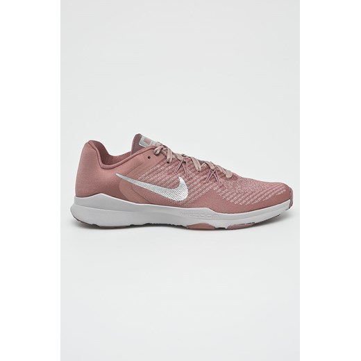 Nike buty sportowe damskie zoom różowe sznurowane gładkie 