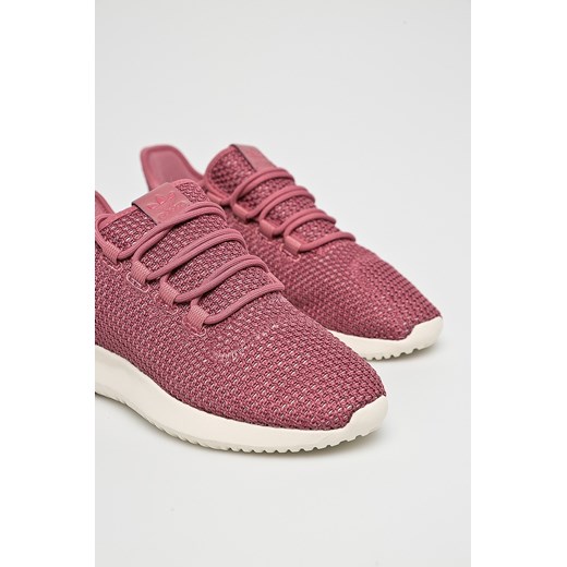Buty sportowe damskie Adidas Originals do fitnessu sznurowane różowe wiosenne płaskie bez wzorów 
