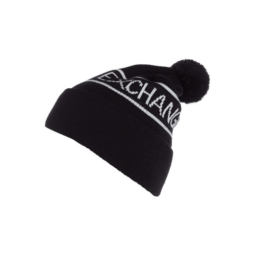 Wełniana czapka z wplecionym logo Armani  One Size Fashion ID GmbH & Co. KG