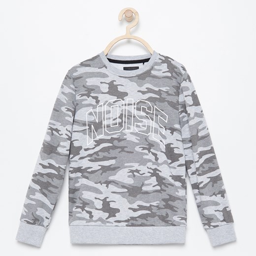 Reserved - Bluza moro noise - Jasny szar Reserved 164