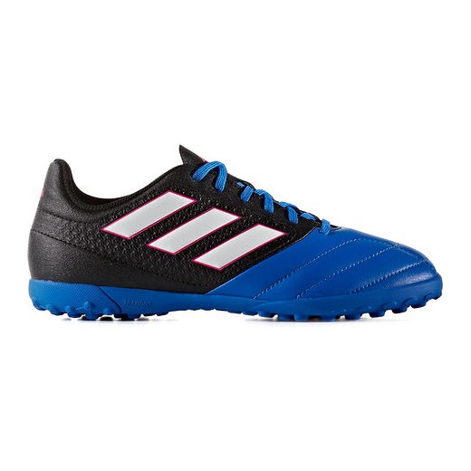 Buty piłkarskie turfy junior ACE 17.4 TF Adidas (czarno-niebieskie) Adidas  33 okazyjna cena SPORT-SHOP.pl 