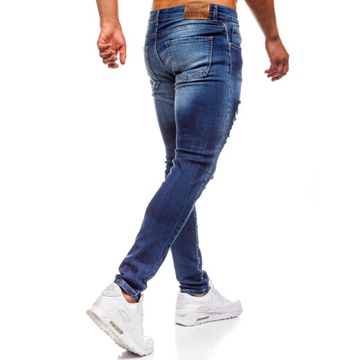 Spodnie jeansowe męskie niebieskie Denley 1801 Denley  32/34 