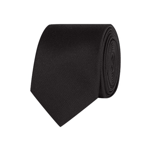 Krawat jedwabny plamoodporny  Olymp One Size Peek&Cloppenburg 