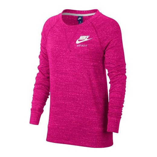 Bluza damska Sportswear Gym Vintage Crew Nike (różowy neon melanż)  Nike XS SPORT-SHOP.pl