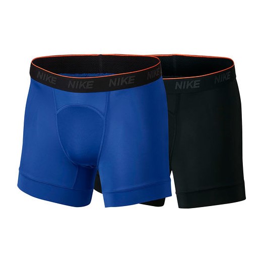 Bokserki męskie 2 pary Brief Boxer Nike (niebieskie/czarne)  Nike XXL SPORT-SHOP.pl