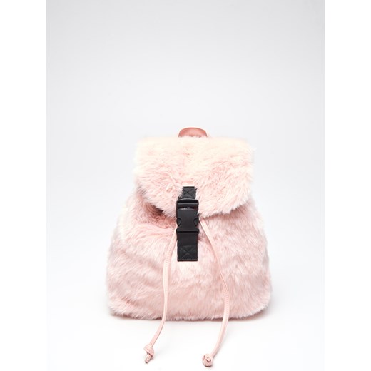 Cropp - Pluszowy plecak - Różowy bezowy Cropp One Size 