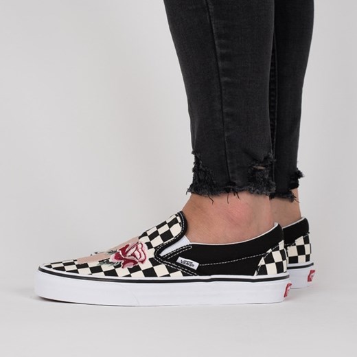 Buty damskie sneakersy Vans UA Classic Slip-On VA38F7U7O - CZARNY Vans 38 sneakerstudio.pl