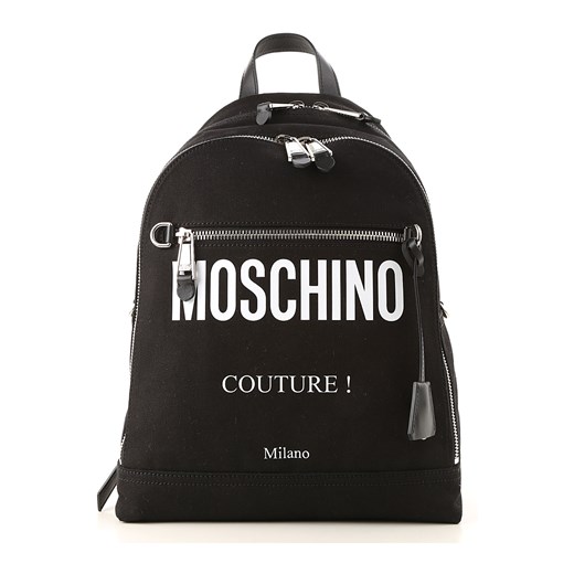 Moschino Plecak dla Kobiet, Czarny, Canvas, 2017 Moschino  One Size RAFFAELLO NETWORK