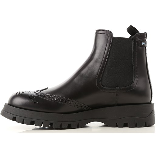 Prada Buty Sztyblety dla Kobiet, Czarny, Skóra, 2017, 36 36.5 37 37.5 38 38.5 39 39.5 40 Prada 39 RAFFAELLO NETWORK