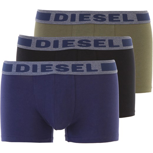 Diesel Bokserki Obcisłe dla Mężczyzn, Bokserki, 3 Pack, Niebieski, Bawełna, 2017, L M S XL XS Diesel  XS RAFFAELLO NETWORK