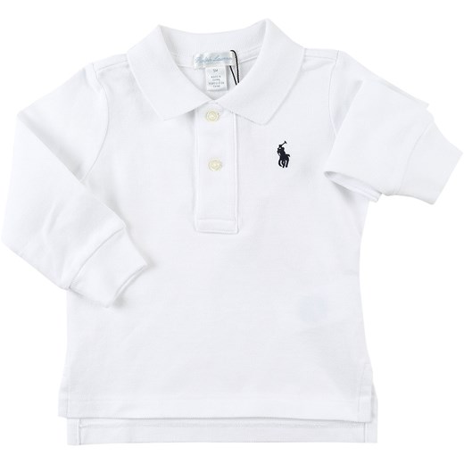 Ralph Lauren Niemowlęca Koszulka Polo dla Chłopców, Biały, Bawełna, 2017, 12M 18M 2Y 3M 6M 9M  Ralph Lauren 6M RAFFAELLO NETWORK