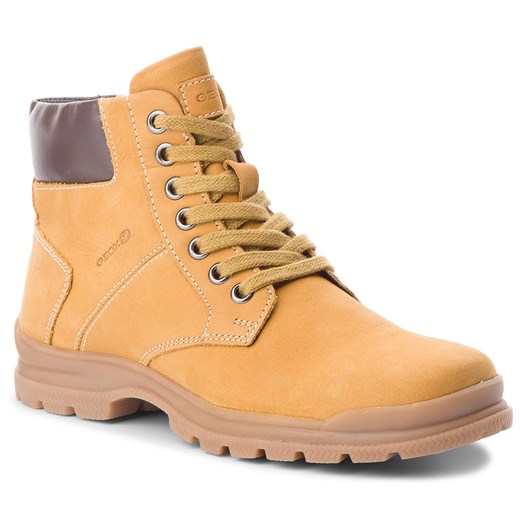 Trapery GEOX - J Navado B. A J845HA 032BC C2309 D Yellow/Dk Brown  Geox 37 eobuwie.pl