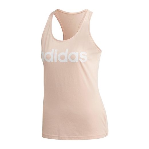 Koszulka damska bokserka Essentials Linear Slim Adidas (pudrowy róż) Adidas  L okazja SPORT-SHOP.pl 
