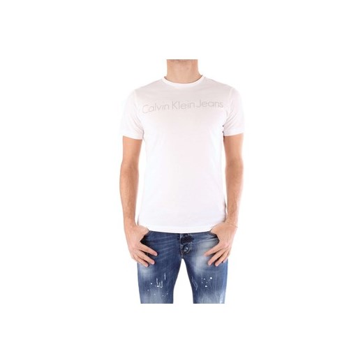 Calvin Klein Jeans  T-shirty z krótkim rękawem J30J306458  Calvin Klein Jeans  Calvin Klein EU L okazyjna cena Spartoo 