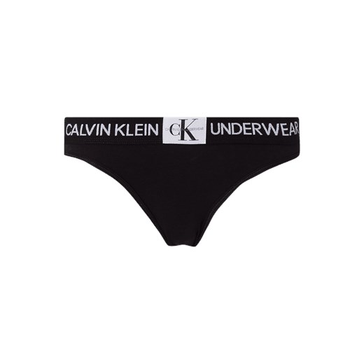 Stringi z elastycznym pasem z logo  Calvin Klein Underwear M Peek&Cloppenburg 