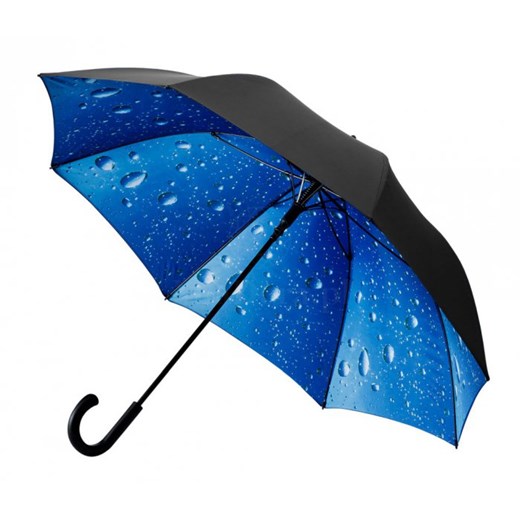 Krople kropelki deszcz - CZARNY parasol Ø120 cm  Impliva  Parasole MiaDora.pl