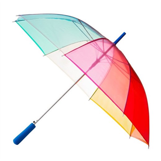 Falconetti® kolorowa parasolka przezroczysta Impliva   Parasole MiaDora.pl
