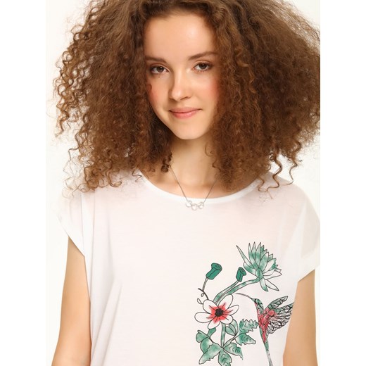 T-SHIRT KRÓTKI RĘKAW DAMSKI Troll S wyprzedaż Top Secret