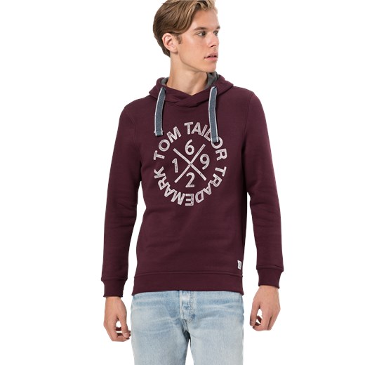 Bluzka sportowa 'print hoodie' Tom Tailor  XXL AboutYou