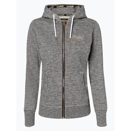 Superdry - Damska bluza rozpinana, szary Superdry L vangraaf