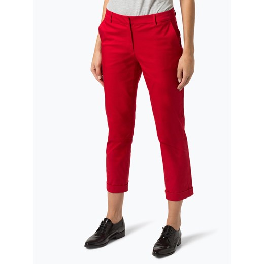 Calvin Klein Womenswear - Spodnie damskie, czerwony  Calvin Klein Womenswear 40 vangraaf