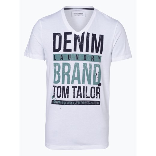 Tom Tailor Denim - T-shirt męski, czarny  Tom Tailor Denim S vangraaf