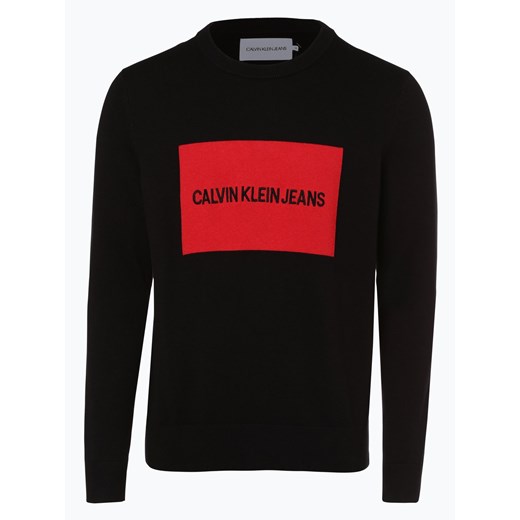 Calvin Klein Jeans - Sweter męski, czarny  Calvin Klein M vangraaf