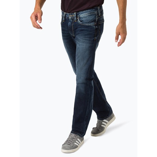 Pepe Jeans - Jeansy męskie – Kingston Zip, niebieski Pepe Jeans  34-34 vangraaf